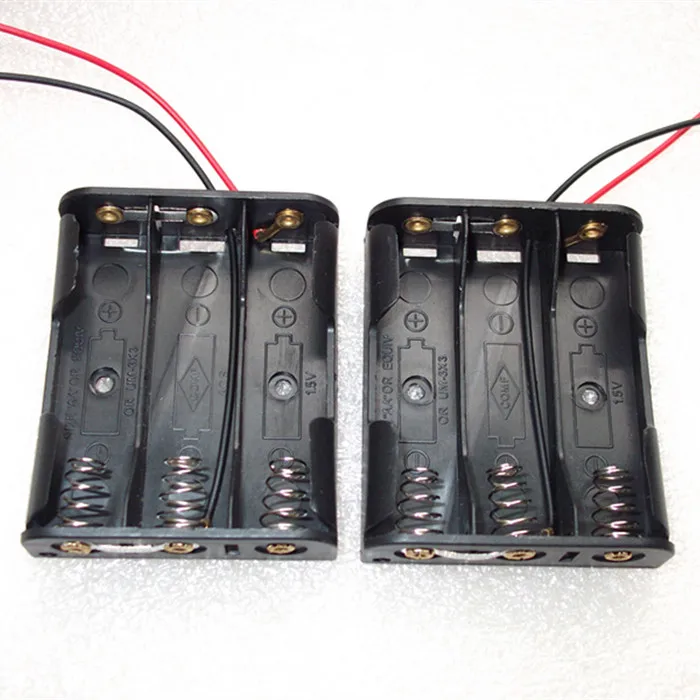 30pcs/lot MasterFire 3 x AA Battery Storage Case Plastic Box Holder Cover with Cable Lead for 3 Packs Standard AA 1.5V Batteries