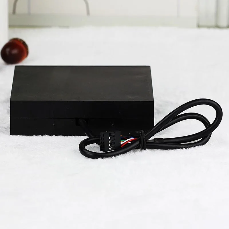 Alle In 1 USB 2,0 3.5 "Floppy Bay Front Panel SDHC Micro SD MMC CF XD TF Flash Memory interne Kartenleser w/ USB Port Hub,LED