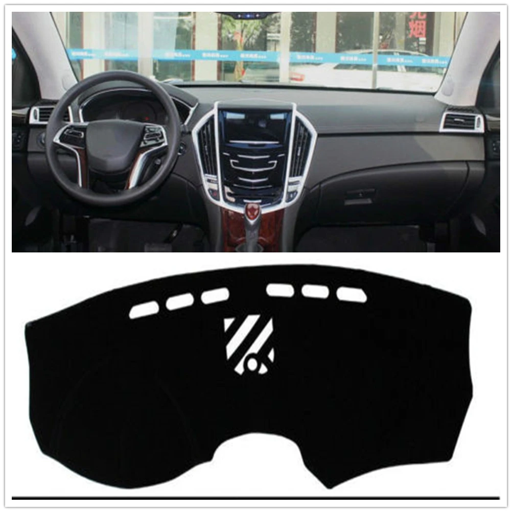 

For Cadillac SRX 2010-2013 Black Front Dashboard Cover Dash Board Heat Proof Mat Carpet Sun Anti Visor Pad Shield Shade Strip