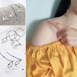 Unsichtbare Dessous -Gurte für Frauen, Metallgurt, verstellbares transparentes Kleid, Unterwäschezubehör, Partygurte, 1 Paar 9 Hauptverkaufsmetall -Hochhandle - №9