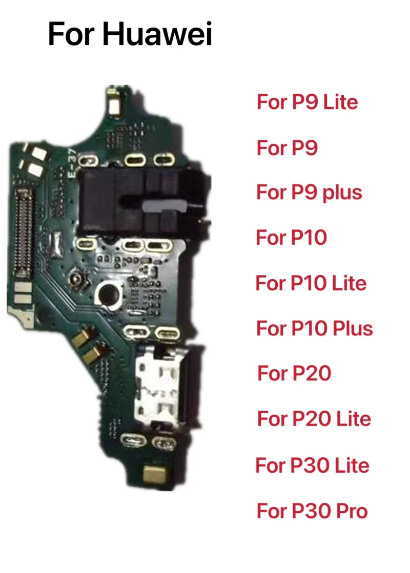 New USB Charge Board & Microphone Module For Huawei P30 P20 Pro P10 P9 Plus Mini P8 Lite 2017 Charging Port Dock Flex Cable