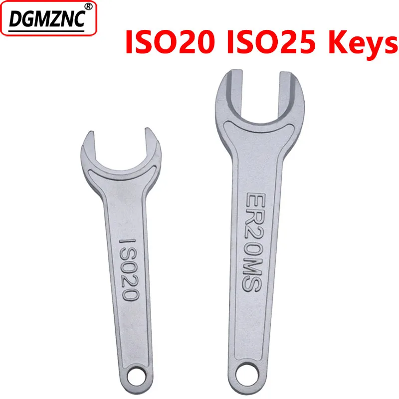 

ISO20 tool holders key spanner opener er11ms er16ms er20ms nuts keys ISO25 for tighten tools cnc machine parts