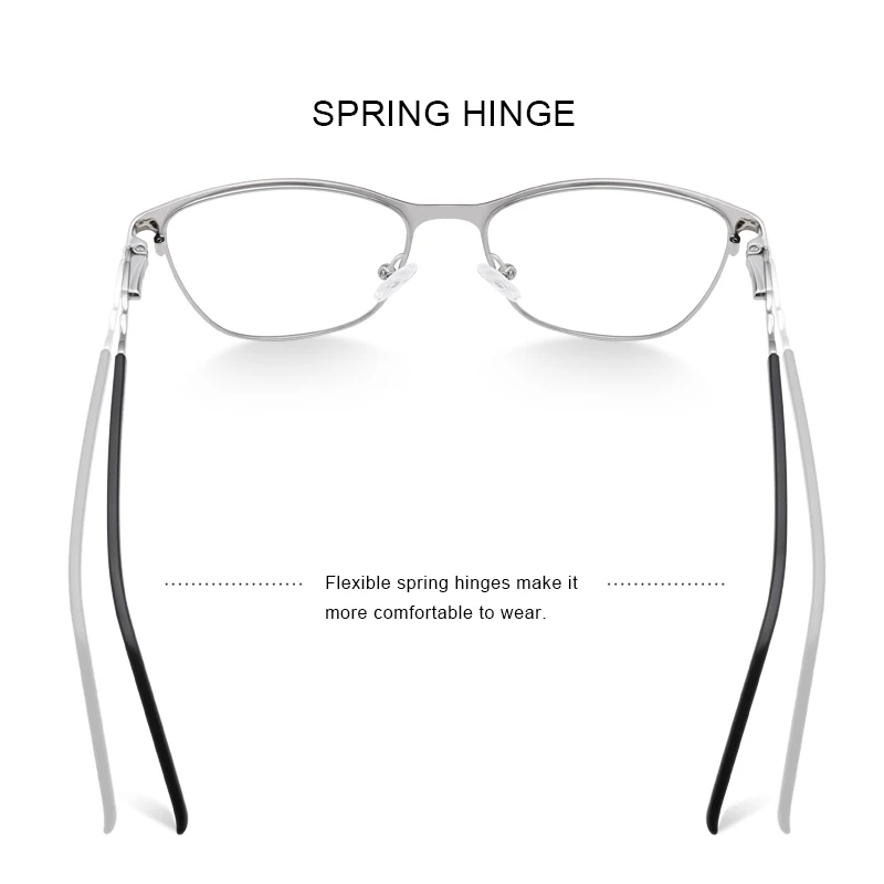 MERRYS DESIGN Anti Blue Light Blocking Women Reading Glasses CR-39 Resin Aspheric Glasses Lenses +1.00 +1.50 +2.00 S2108FLH