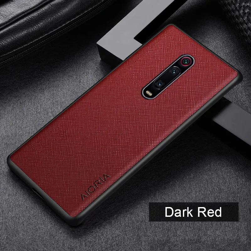 Case for Xiaomi Mi 9T Pro Redmi K20 Pro  funda cross pattern Leather cover Luxury coque for xiaomi mi 9t pro case Cover