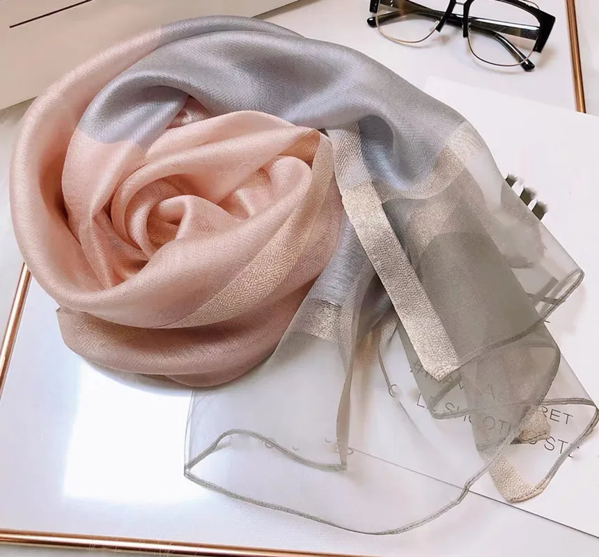 

Yuri Silk scarf women shawl long all-match Long scarf for Women Female Thin section Scarves Unique Styles fashion Mulberry Silk