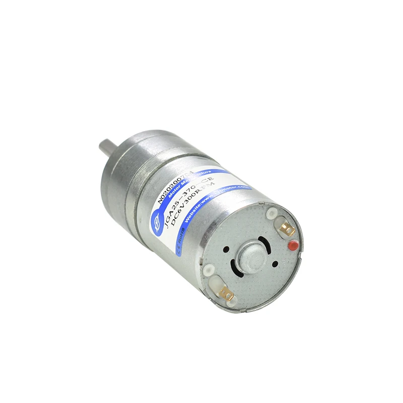 

JGA25-370 Miniature DC Gear Motor with Long Shaft High Speed Speed Regulating Motor 6V 12V 24V 12-1931rpm DC Electric Motor