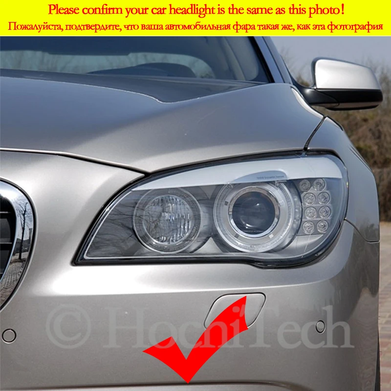 Hight Quality CCFL Angel Eyes Kit Warm White  Ring For BMW 7 Series F01 F02 F03 F04 730d 740d 740i 750i 760i  Demon Eye