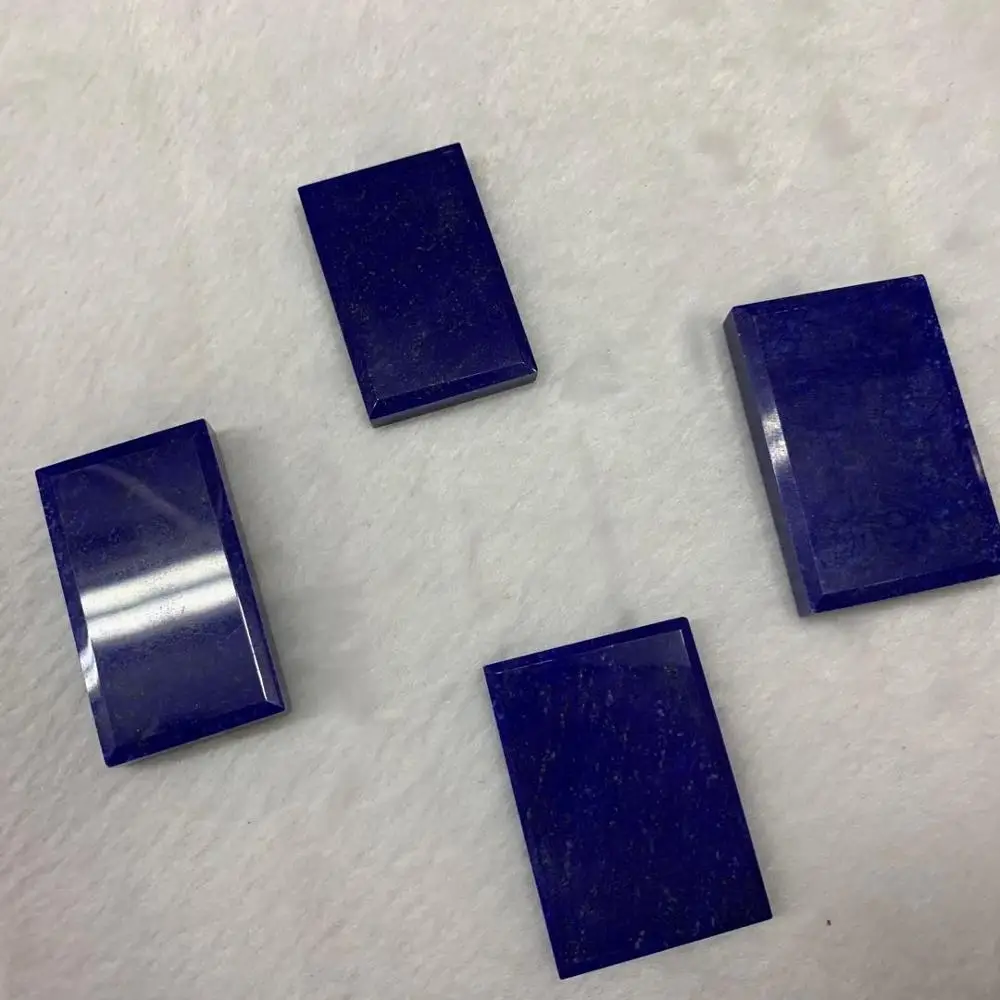 rectangle Lapis lazuli stone beads DIY loose beads for pendant making for jewelry making 1 piece to sale