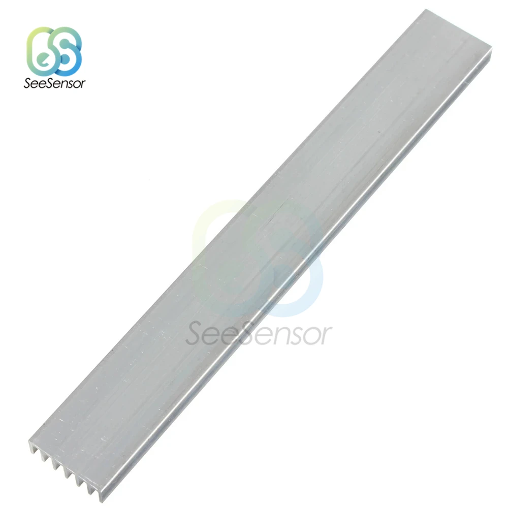 Aluminum Alloy Heatsink Cooling Pad For High Power LED IC Chip Cooler Radiator Heat Sink 150x20x6mm