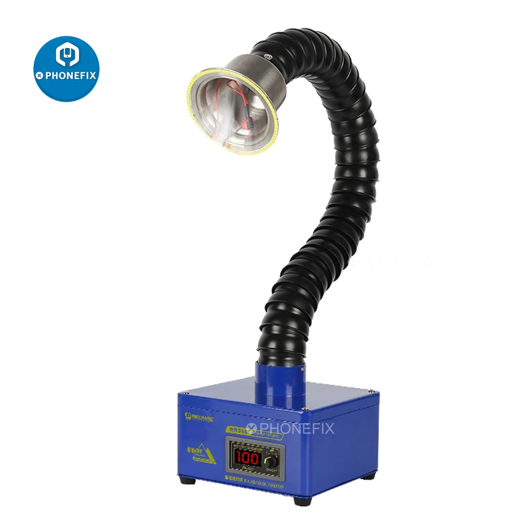 

Mechanic 150W Fume Extractor Desktop Soldering Smoke Purifier Exhaust Dust Extractor for Phone Repair Welding Absorbing Machine