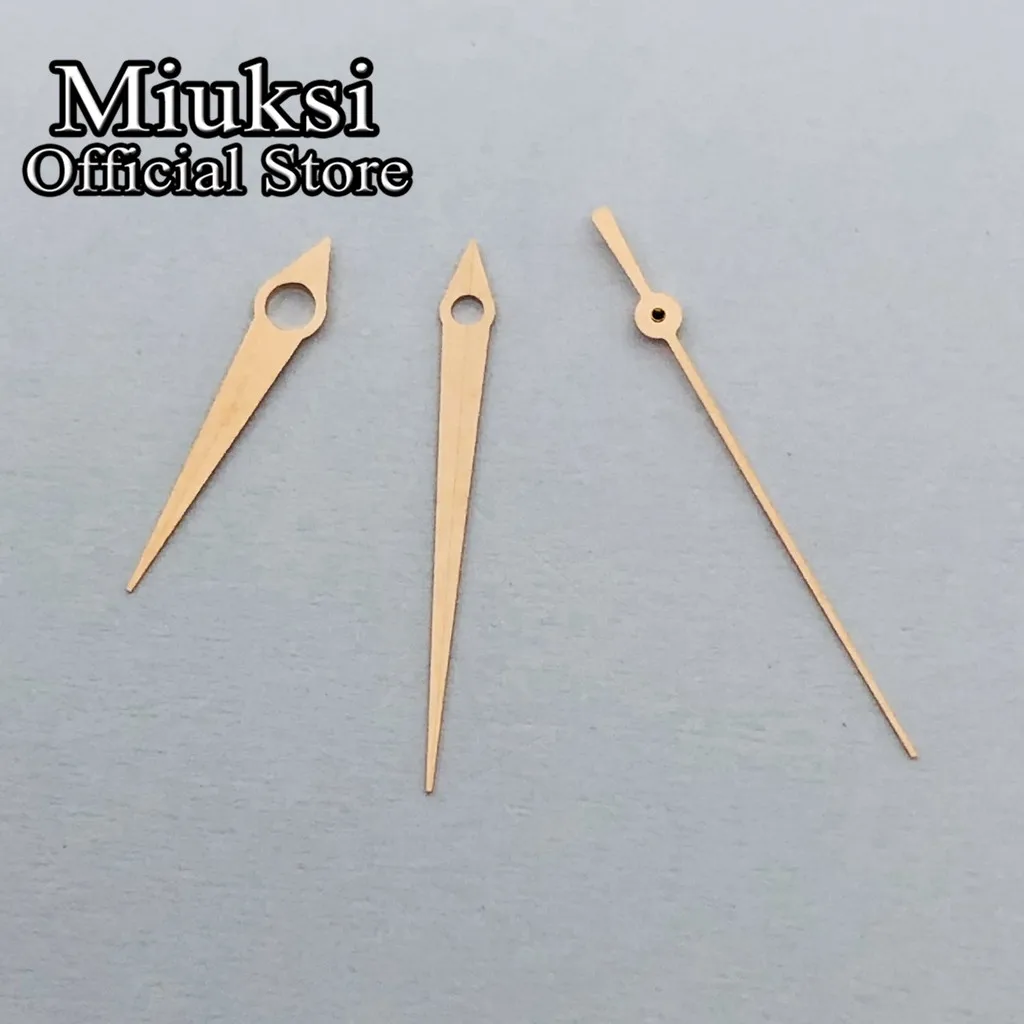 Miuksi silver/blue/rose gold/gold watch hands fit NH35 NH36 ETA 2824 2836 Miyota 8205 8215 821A Mingzhu DG2813 3804 movement