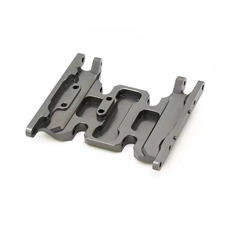 Aluminum Alloy Transmission Mount Base Gearbox Holder Skid Plates for 1/10 RC Crawler Axial SCX10 and SCX10 II Chassis