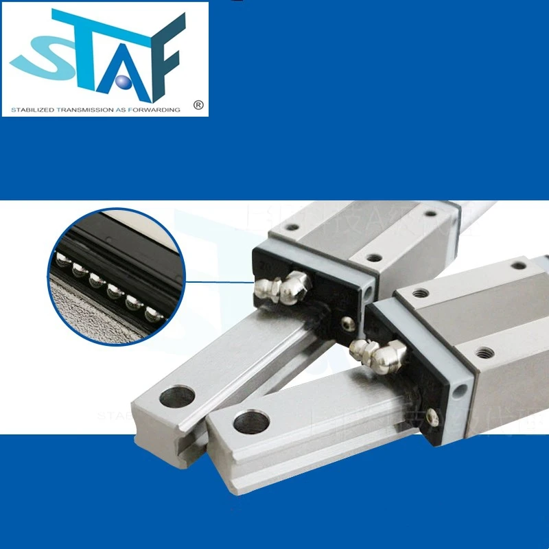 Imagem -02 - Transporte Linear do Bloco do Slider do Guia Bgxx25bn Staf Apto para o Trilho do Router do Cnc Pcs