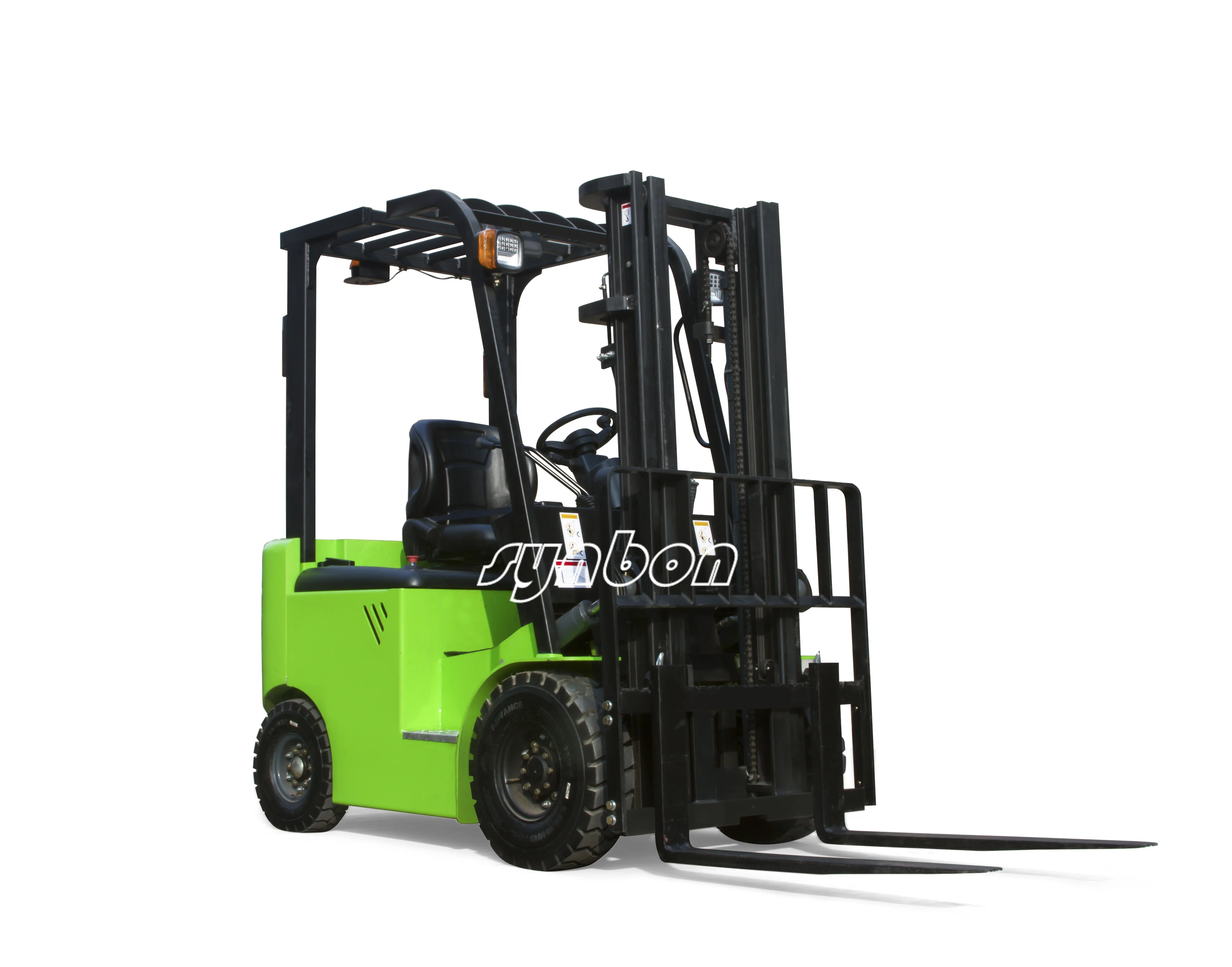 Cztery koła potężna moc 1.5Ton elektryczny wózek widłowy