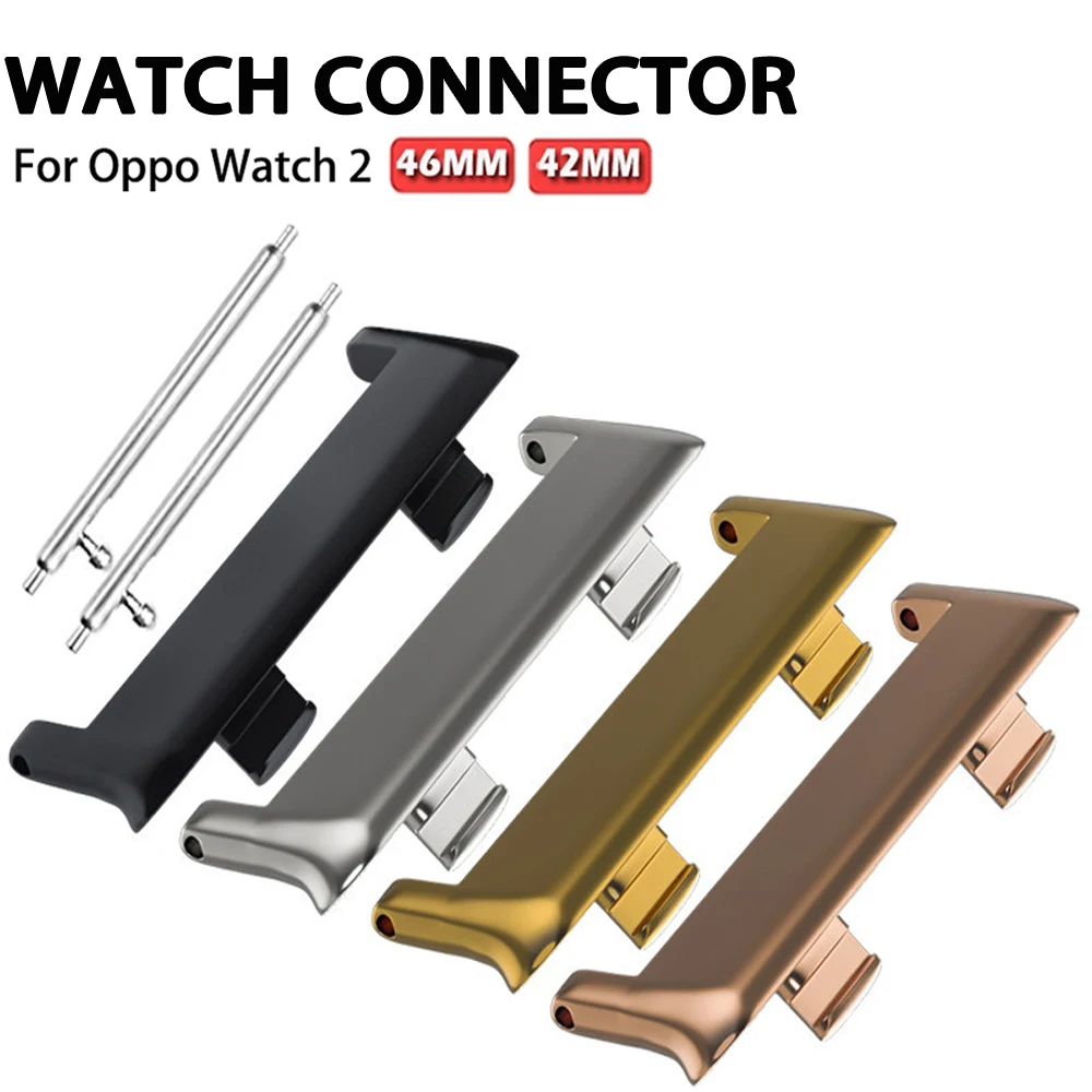 2 قطعة موصل معدني ل ممن لهم ووتش 2 46 مللي متر 42 مللي متر ساعة ذكية موصل محول ل ممن لهم ووتش 41 مللي متر سوار إكسسوارات
