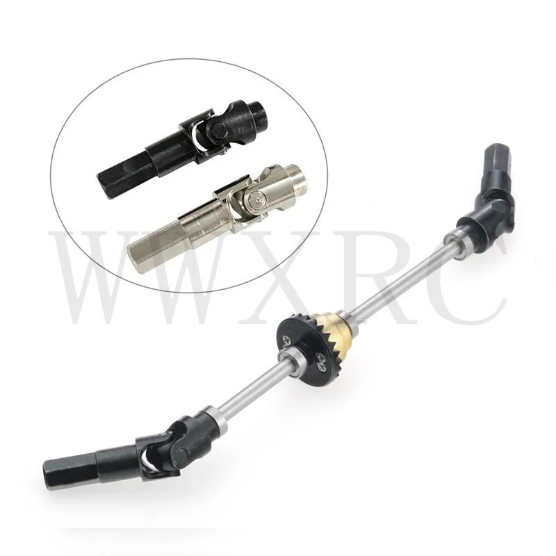 Metal Front Axle Drive Shaft Rear Axle Shaft for WPL C14 C24 C34 B24 B36 MN D90 D91 MS RC Car Parts Accessories