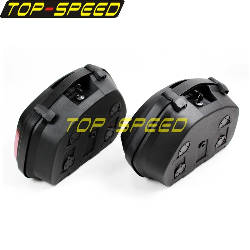 Per Yamaha BWM Street Touring Sport YZF R1 R6 R3 MT-09 MT03 MT 07 XSR900 FJ Custodia laterale Scatole di coda Valigia Pannier Pack Kit di montaggio