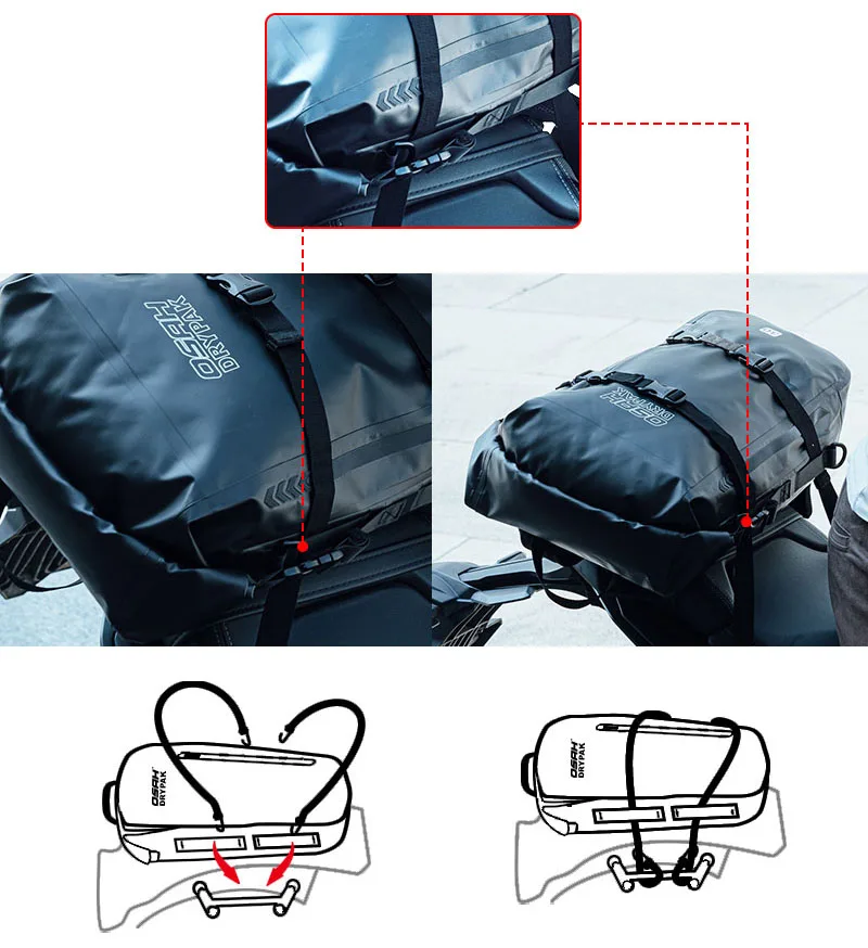 Professional Waterproof Motorcycle Backpack, Climbing Bags, Outdoor Backpack, Trekking Bag, Riding Travel Knapsack, 30L, IPX6