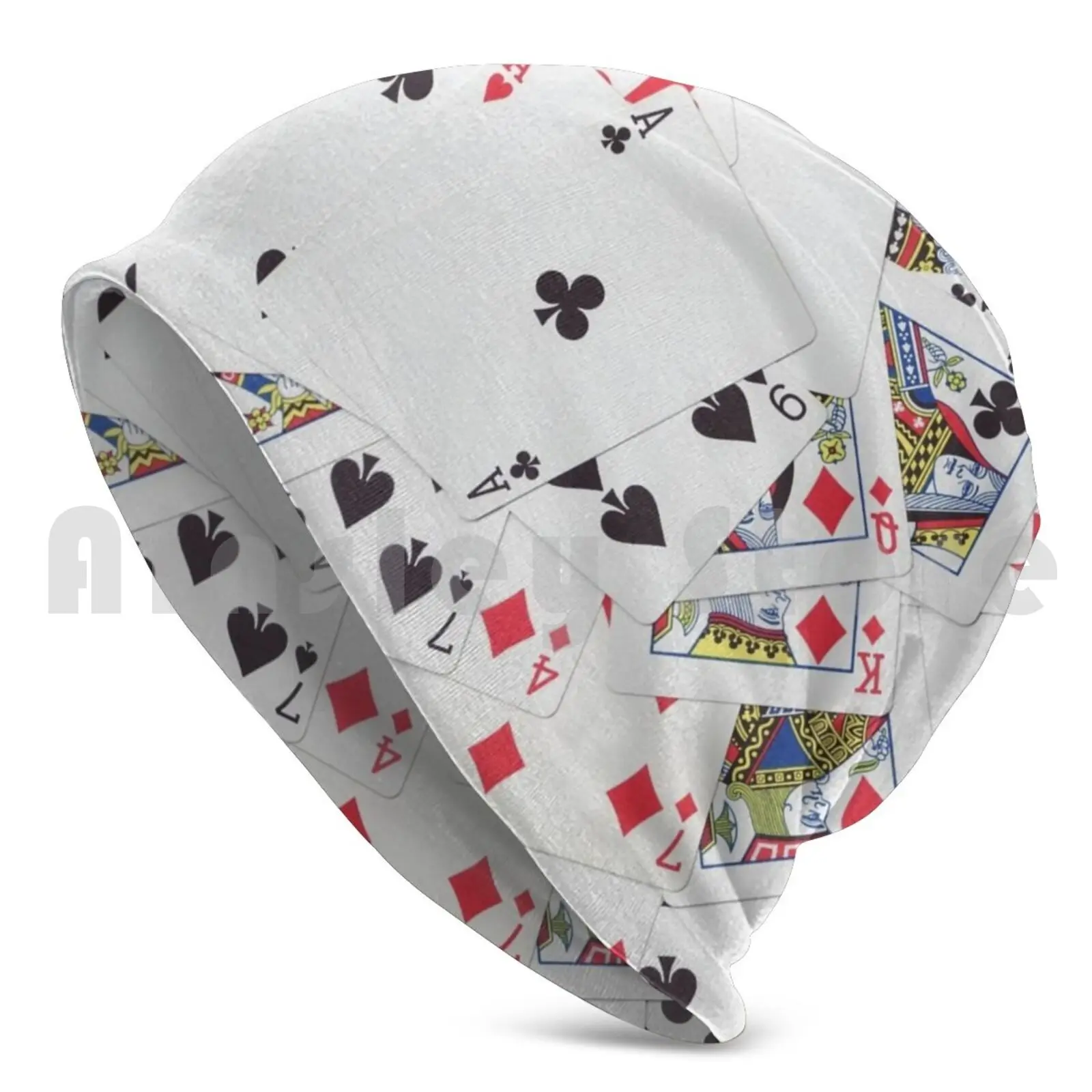 Playing Cards-Random Beanie Hedging Cap DIY Print Cushion Magic Magician Poker Poker Player Street Magic Entertainer