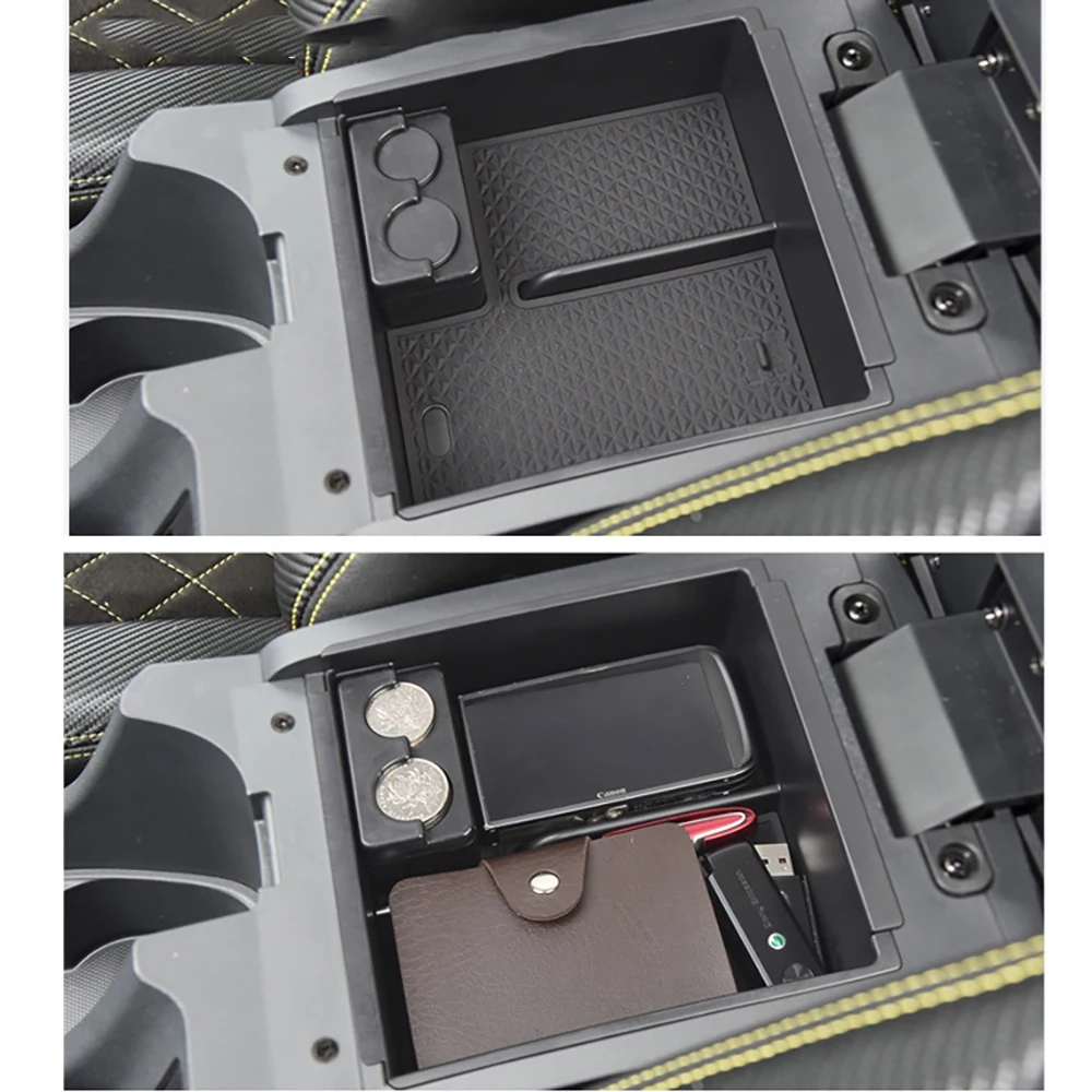 Armrest Storage Box for Isuzu D-Max MU-X 2012-2018 Interior Center Console Organizer Glove Holder Tray