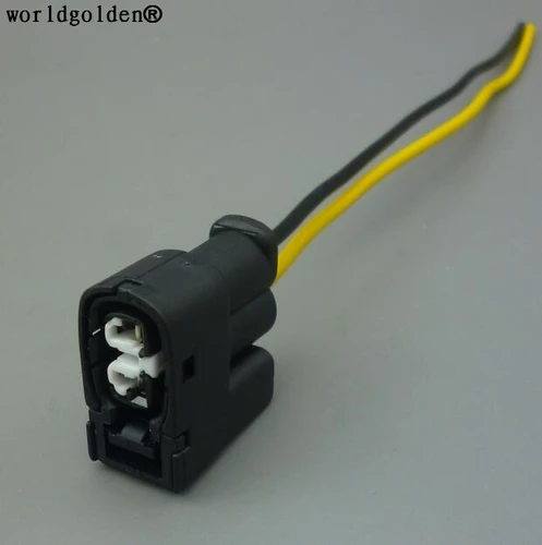Conector de bobina de encendido Worldgolden de 2 pines/vías enchufe hembra de inyección 1JZ 2JZ 1UZ 4AG 3SG RX7 conector bobina d'alluma