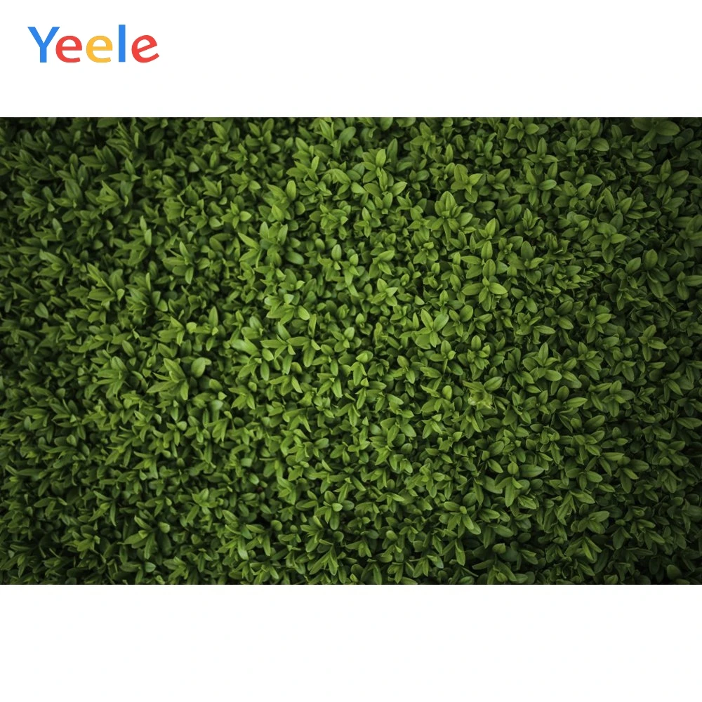 Yeele Grass Green Screen Foliage Leaves Party Decor Photography Backgrounds Customized Photographic Backdrops for Photo Studio