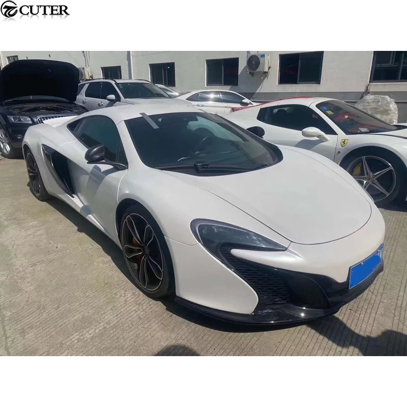 Mp4 12c do 650s Frp przedni zderzak z włókna węglowego tylny zderzak boczne spódnice osłona silnika błotniki dla Mclaren Mp4 12c aktualizacja 650s styl