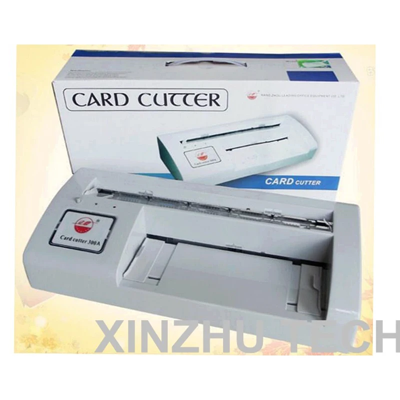 New Arrival 300A Card Cutter Machine Automatic Name Card Slitter Business Card Cutting Machine Name Card Cutter A4 Size 90x54mm