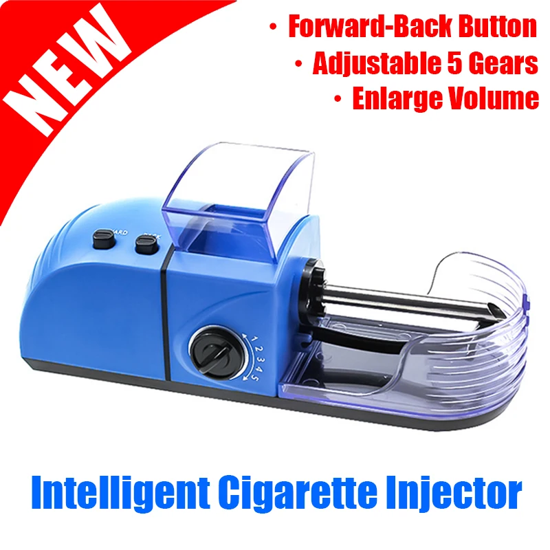 

DIY Electric Cigarette Machine Easy Automatic Making Rolling Machine Tobacco Electronic Injector Maker Roller Smoking Tool