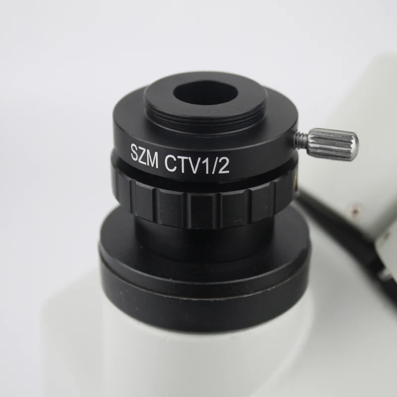 SZM CTV 1/2 1/3 1X Adapter 0.3X 0.5X C mount Lens Adapter For Trinocular Stereo Microscope HDMI VGA USB Video Camera