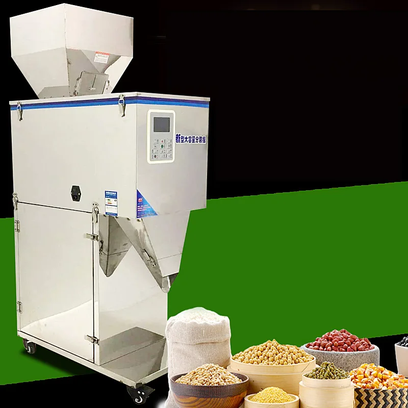 

Automatic Food weighing packing machine 20-5000g powder granular tea hardware materials filling machine Double vibrator version