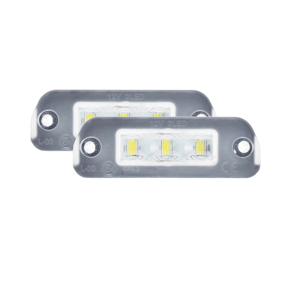 For Benz R-Class W251 ML-Class W164 GL-Class X164  Car Rear white LED license plate light number plate lamp