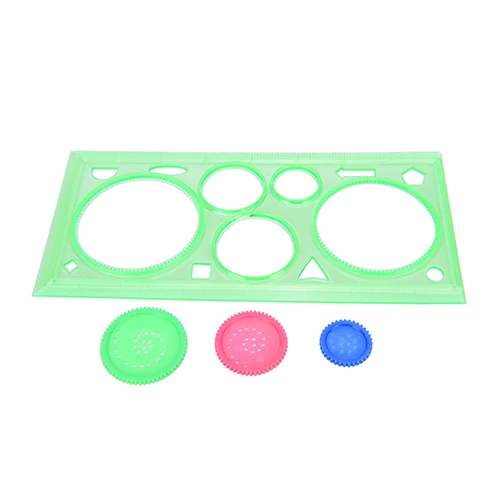 1 PCS Spirograph Geometrica Righello Redazione Strumenti di Cancelleria Per Gli Studenti di Disegno Set