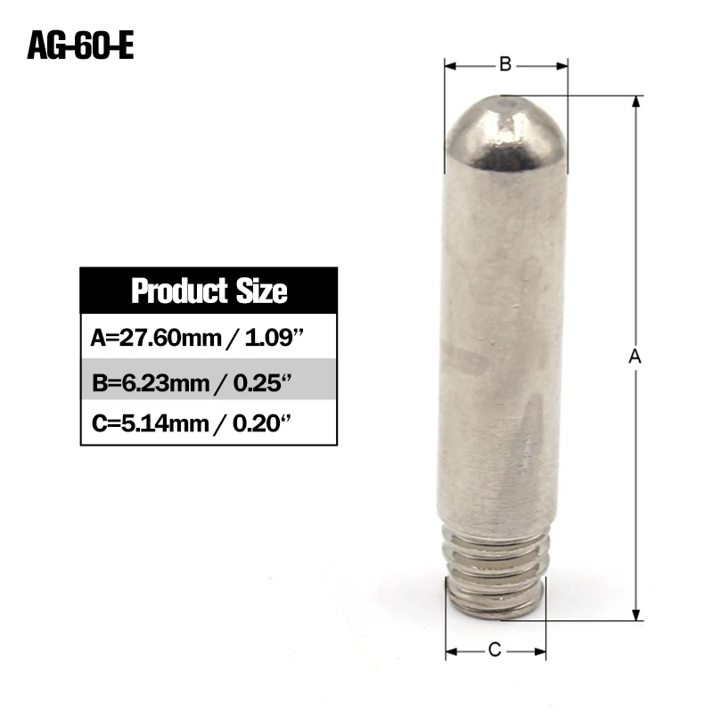 SG-55 AG-60 WSD60 WSD60P Plasma Cutting Torch Electrode Nozzle Tips Consumables for SG55 AG60 PKG/26