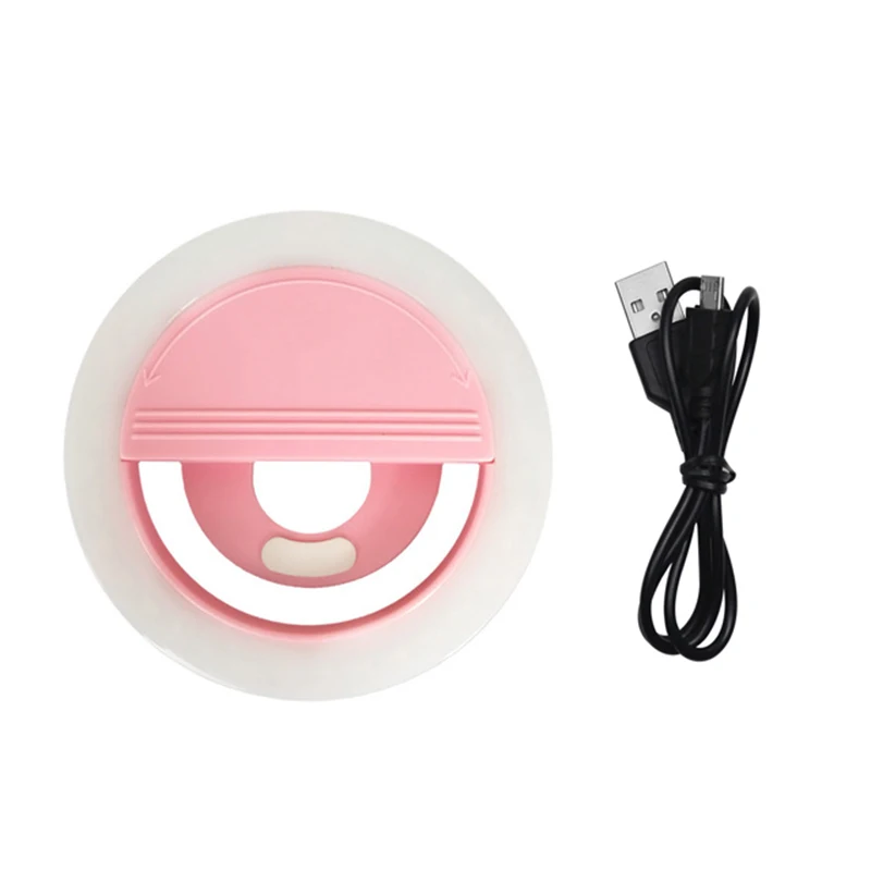 JingTider SF-002 LED Selfile Flash Light 36 LED Bulbs MINI LED Right Light High Quality 5600K For Female Selfies Rechargeable