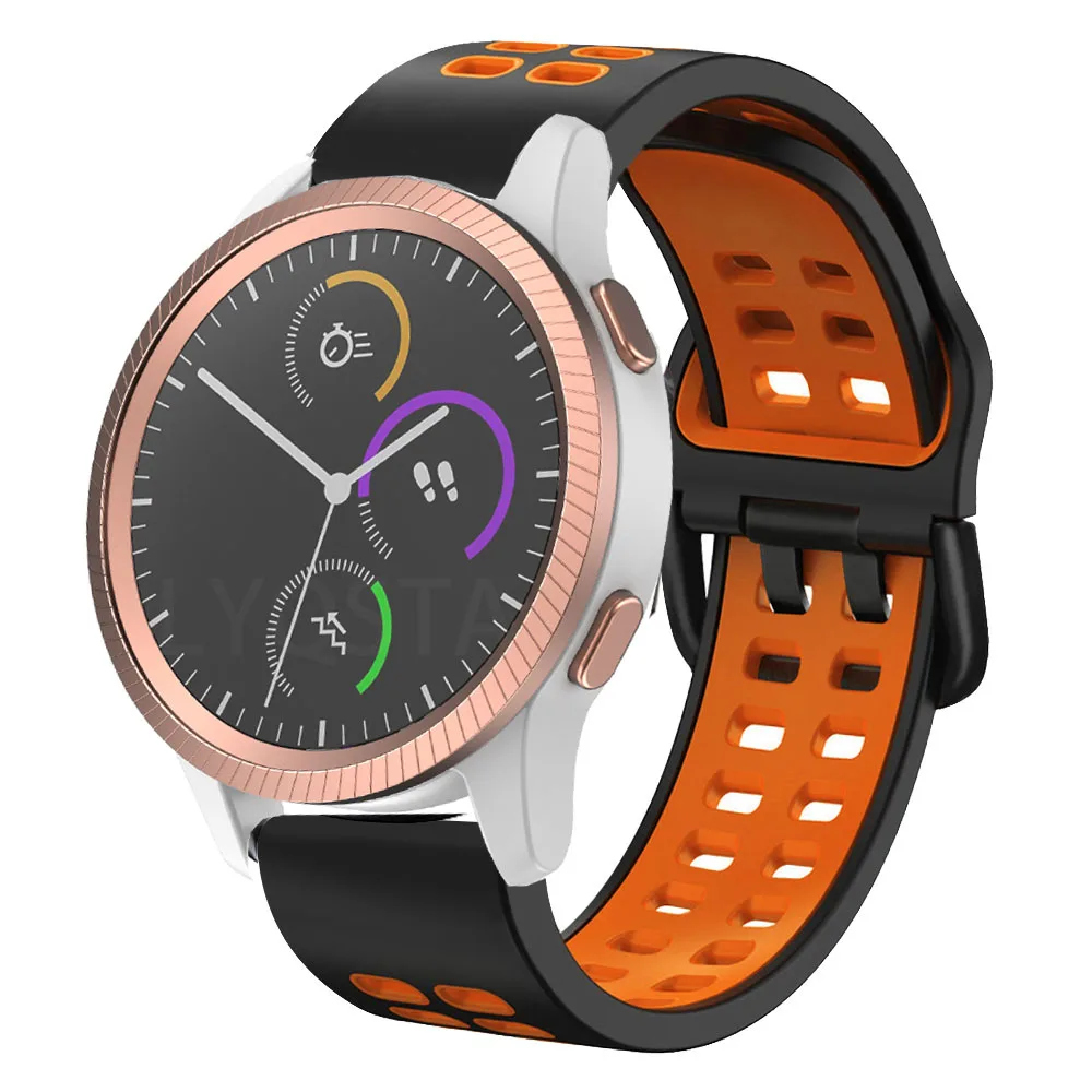Quick release Watch Band For GarminMove Sport Smartwatch Sport Silicone Strap For GarminMove 3 Venu 2 Plus SQ Watchband Bracelet