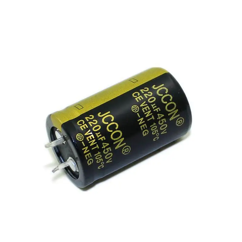 

450v220uf JCCON Horn Aluminum Electrolytic Capacitor Volume 25x40 Audio Amplifier Audio