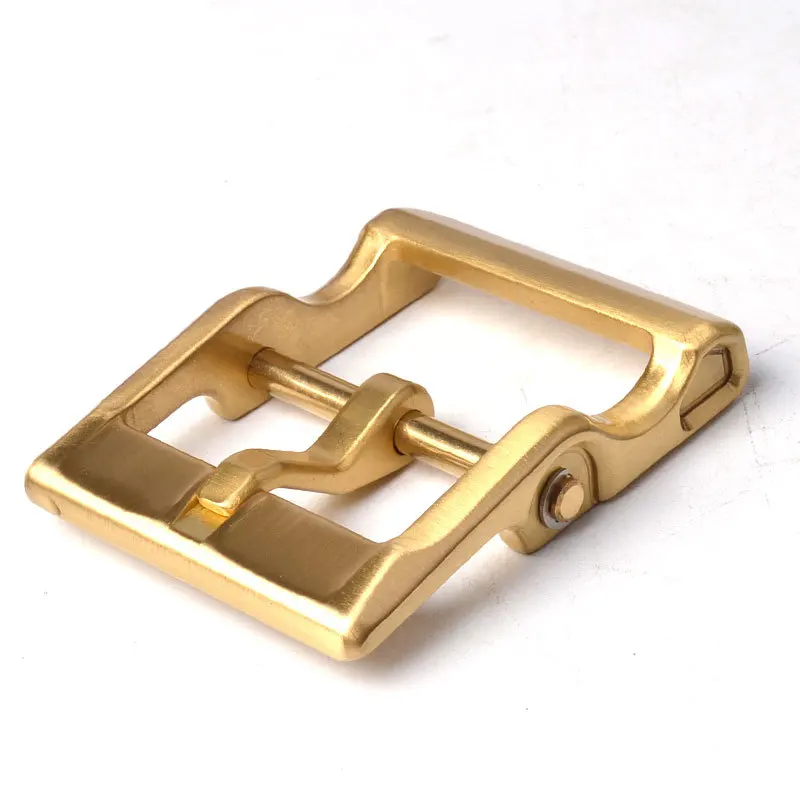 Solid brass Pure copper belt buckle detachable belt buckle industrial-style retro pin buckle for Jeans Webbing bag Leather DIY A