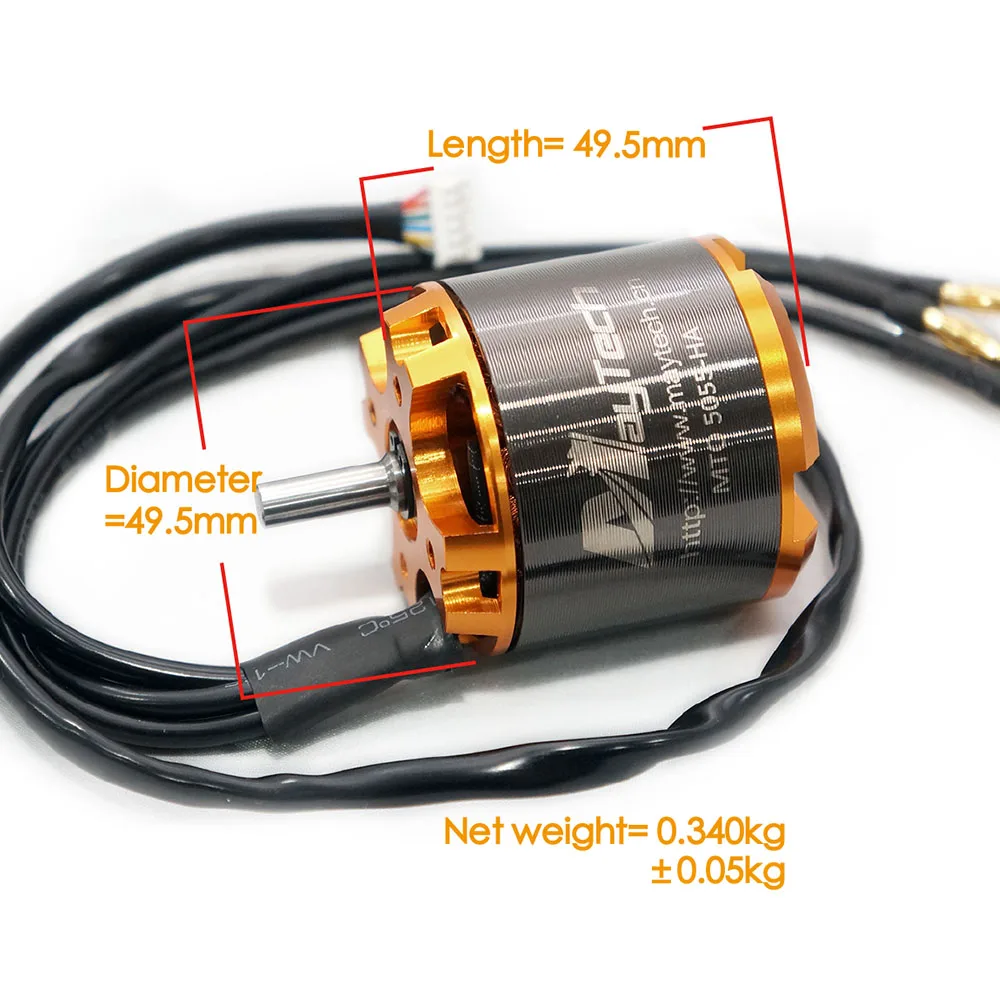 Maytech Sensored Sensorless 5055 موتور 220KV 400KV BLDC Outrunner محرك ل RC طائرة هليكوبتر الكهربائية Skteboard Longboard