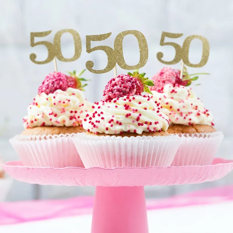 

Personalised Age cupcake topper, 30th, 40th, 50th, 60th, 70th, 80th, 90th, any age, 12 glitter cupcake topper, Birthday party