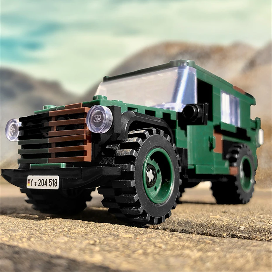 New Xingbao Germany Military Army Series 192pcs 1:30 LKW Leight WOLF GL Cavalry Carrier Set Building Blocks MOC Bricks Gifts