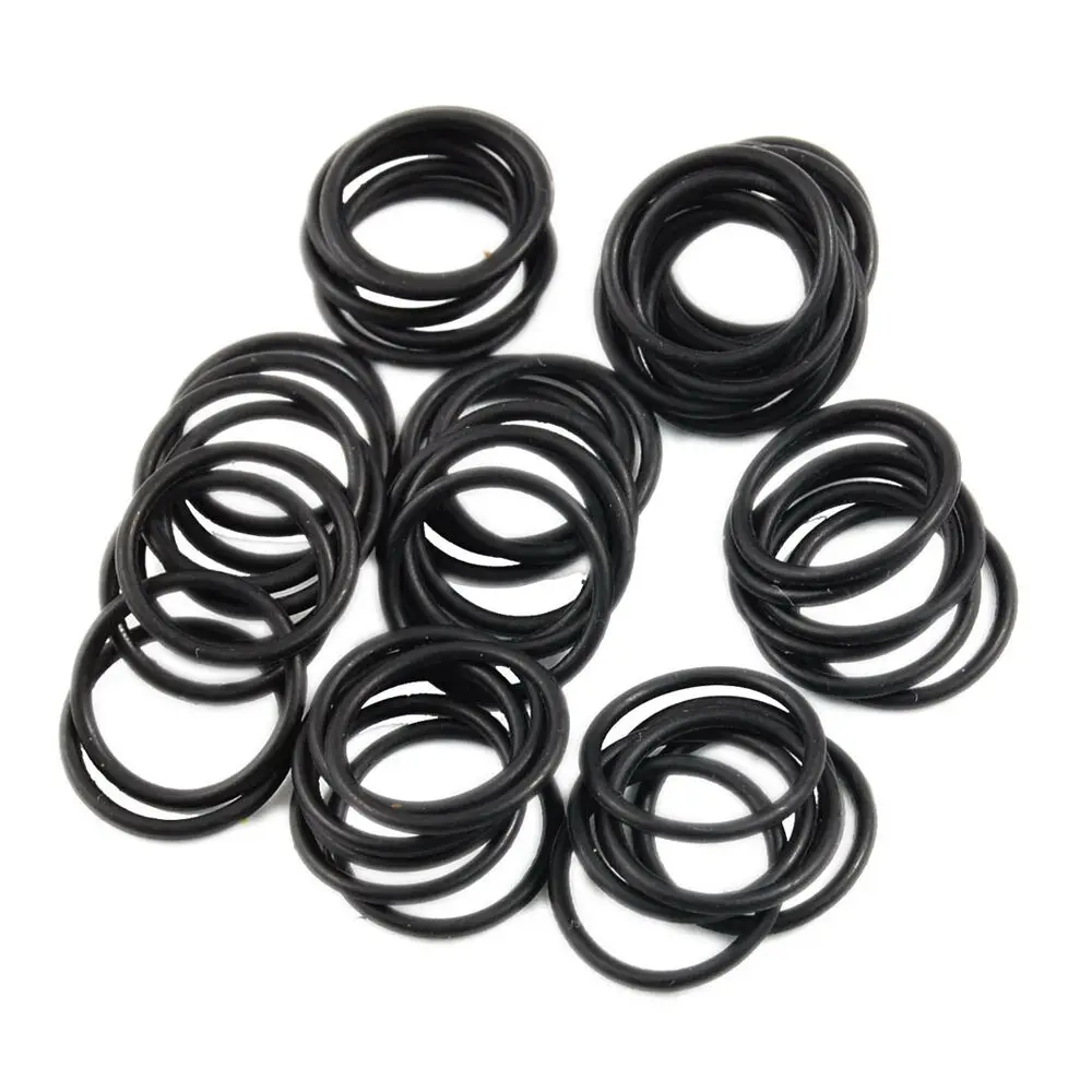 200pcs/Box Rubber O Ring O-Ring Washer Seals Watertightness Assortment Different Size With Plactic Box Kit Set