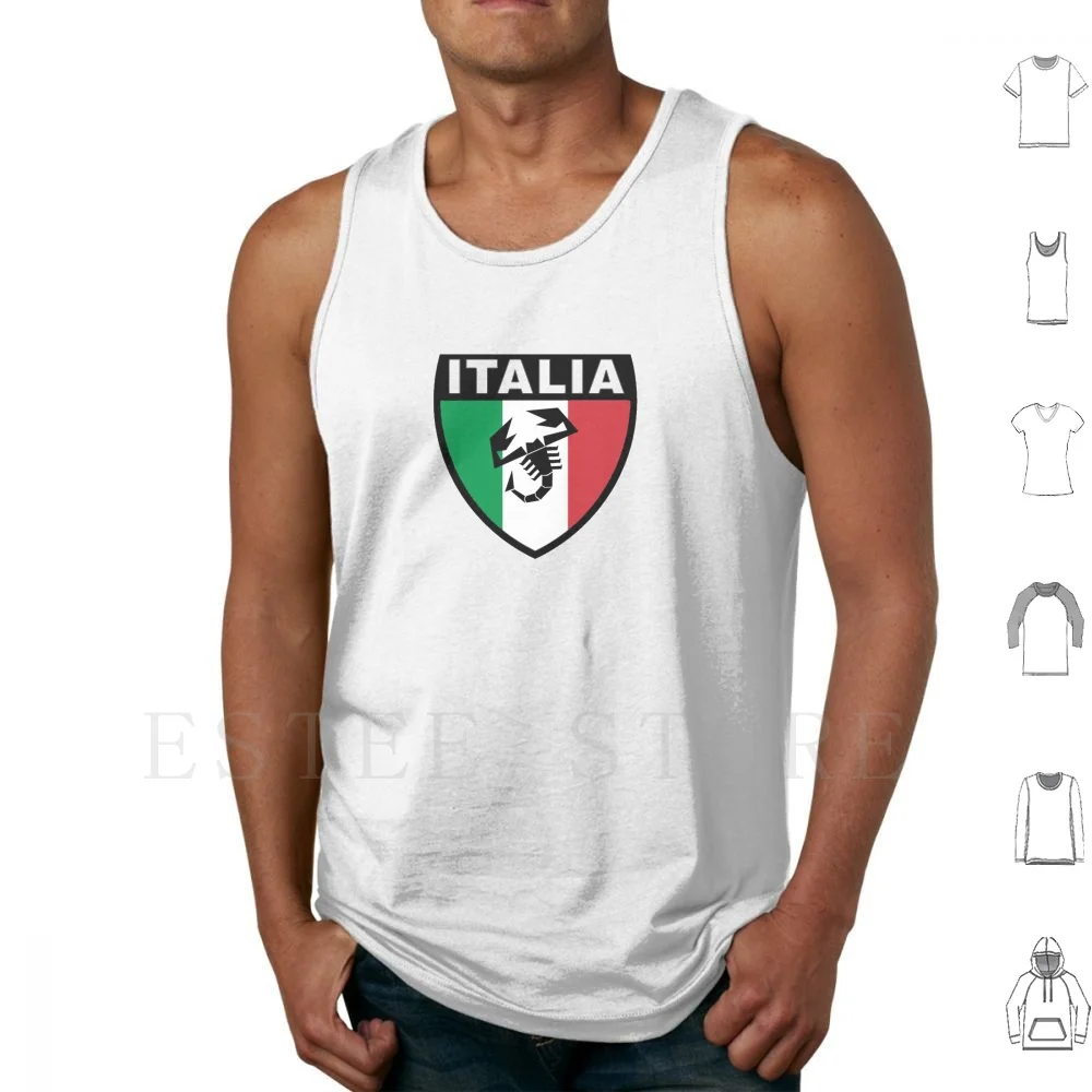Abarth Italy Tank Tops Vest Sleeveless Abarth 500 595 124 Assetto Corsa Italian Car Italy Car Cars Competition Race