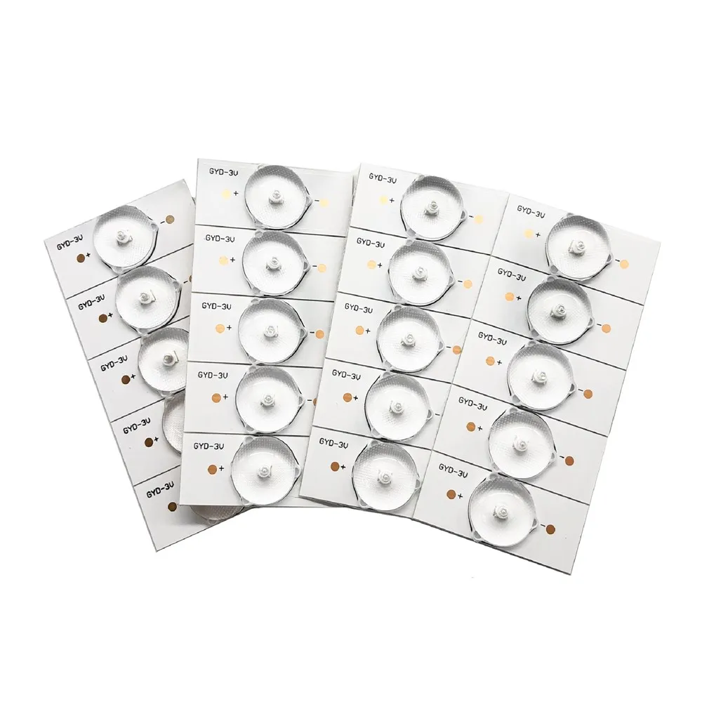 30 Buah Manik-manik Lampu SMD 6V 3V Kualitas Tinggi dengan Fliter Lensa Optik untuk Perbaikan TV LED 32-65 Inci CL-40-D307-V3 100% Baru