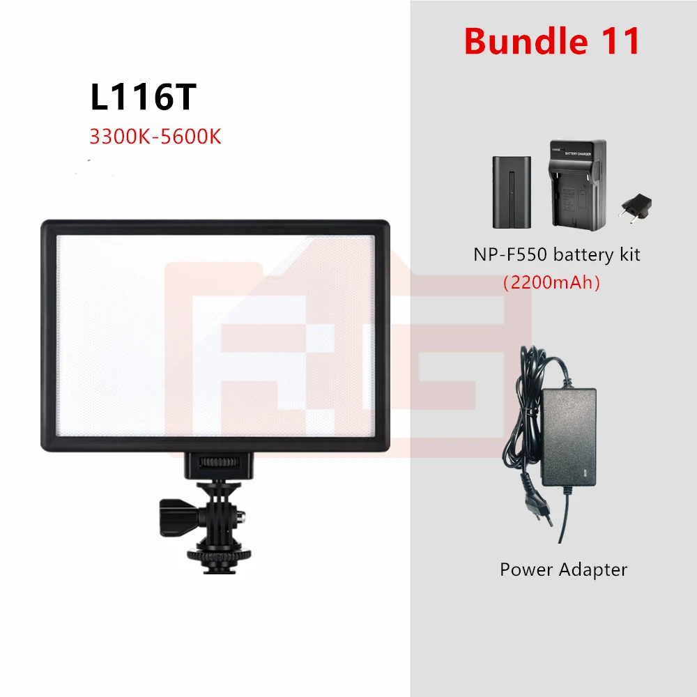 Viltrox L116T Led Video Licht Ultra Dunne Lcd Bi-Color Dimbare Studio Led Verlichting Lamp Panel Voor Camera Dv make-Up Vlog Tiktok