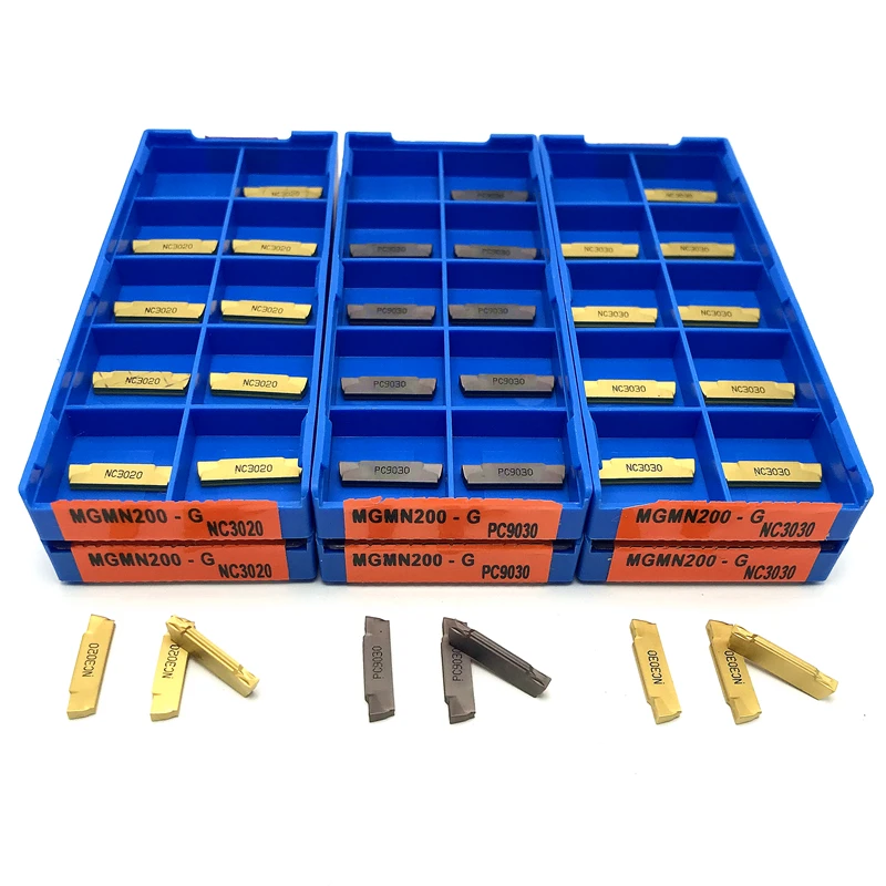 MGMN150 MGMN200 MGMN300 MGMN400 PC9030 NC3020 NC3030 Grooving Inserts CNC for External Tool Holder MGEHR Cutting Tool