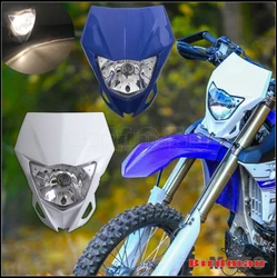 12V 35W Motocross Enduro Supermoto Dirt Bike Headlight Head Light For Yamaha WR250F WR450F WRF450 YZ450F KAWASAKI KLX KX Suzuki