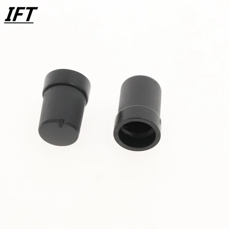 50 Pcs 6mm Knob Cap Round Hole Dia for Rotary Potentiometer 10mm x 14mm