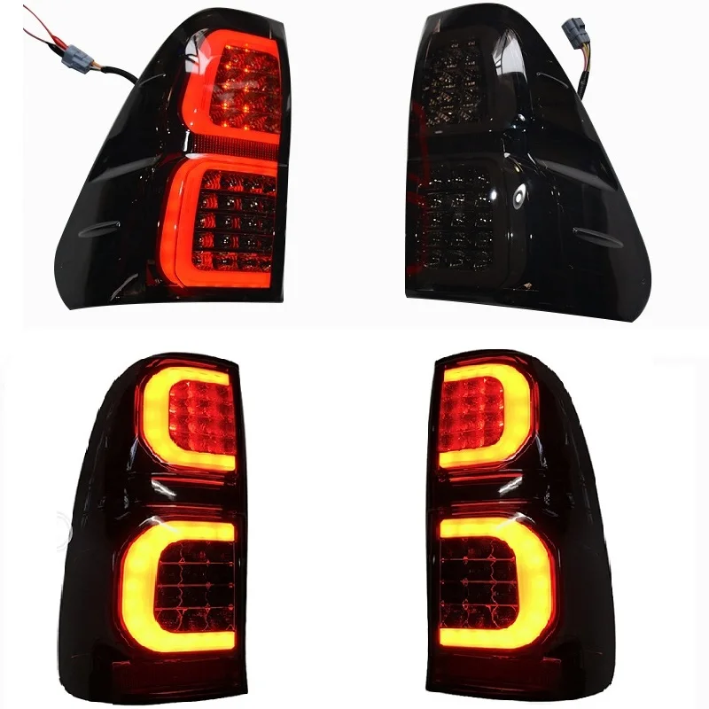 Auto Light Rear Tail Lamps Car Accessories Led Lights Fit For Hilux Vigo Revo Rocco Pickup Car Rear Lights 2010-2019