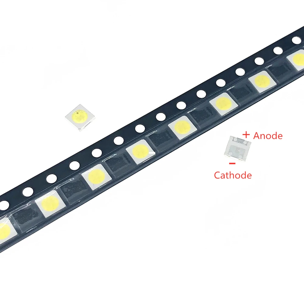 50-1000Pcs SMD LED TV Hintergrundbeleuchtung Televisa Kalten Weiß 1W 3V 2W 6V 100lm 3535 3537 kühlen Weiß LCD Backlit für TV Reparatur – Detail 5